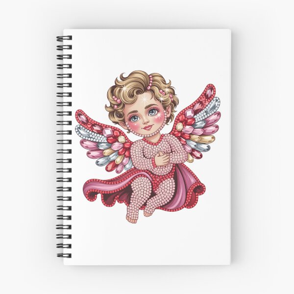 Item preview, Pink Diamond Painting Cupid T-Shirt Rhinestone Crystal Valentine Angel Sparkle Tee designed and sold by ZyxDes.