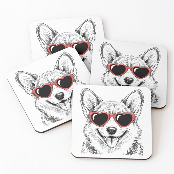 Item preview, Lovely Corgi Dog designed and sold by NicolasGlowArt.