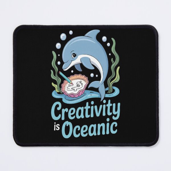 Item preview, Dive Deep Creativity Is Oceanic Dolphin Dreams designed and sold by StuffNestie.