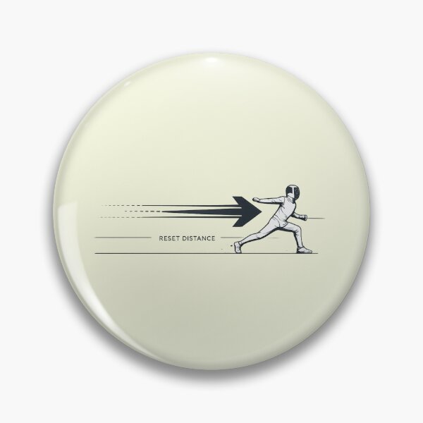 Item preview, Train the Exit – Fencing Retreat “Reset Distance” Diagram designed and sold by ChillCharmStudio.
