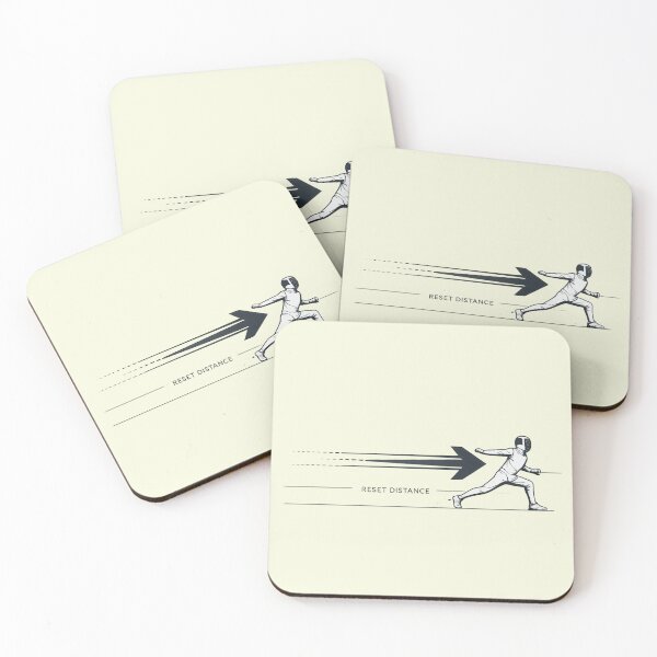 Item preview, Train the Exit – Fencing Retreat “Reset Distance” Diagram designed and sold by ChillCharmStudio.