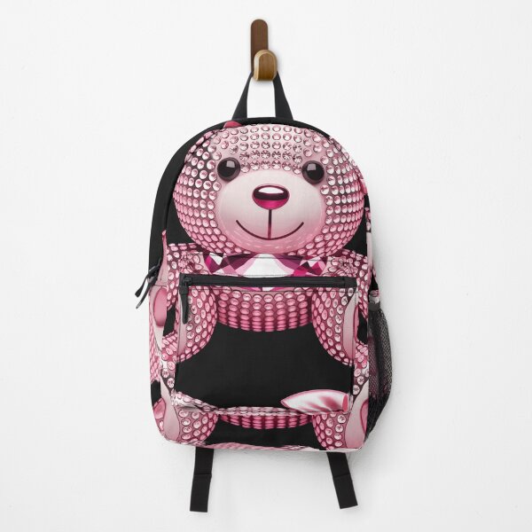 Item preview, Sparkly Pink Teddy Bear T-Shirt Rhinestone Crystal Bear Cute Luxury Love Tee designed and sold by ZyxDes.