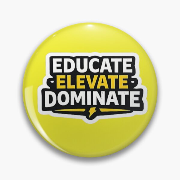 Item preview, Educate Elevate Dominate – Smart Education Streetwear Typography  Main Tag: designed and sold by Amr Darwish Graphic designer.