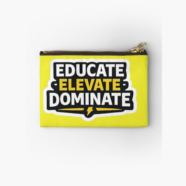 Item preview, Educate Elevate Dominate – Smart Education Streetwear Typography  Main Tag: designed and sold by Amr Darwish Graphic designer.