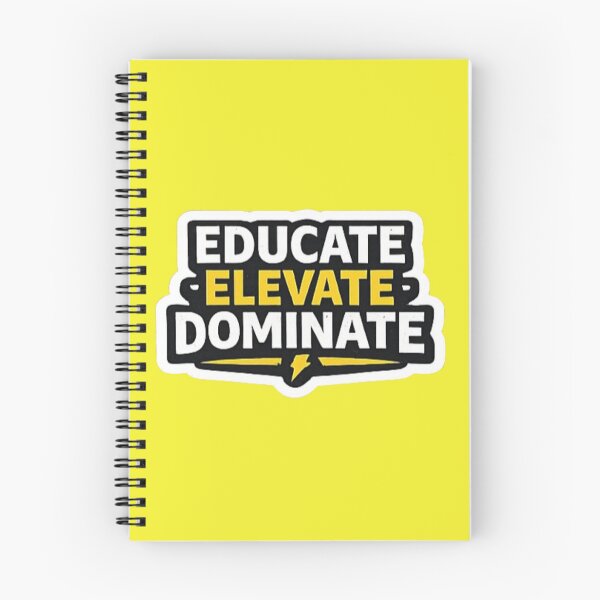 Item preview, Educate Elevate Dominate – Smart Education Streetwear Typography  Main Tag: designed and sold by Amr Darwish Graphic designer.