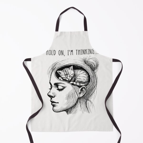 Item preview, Funny Cat Brain Girl Women Meme Graphic designed and sold by ArleneRowe.