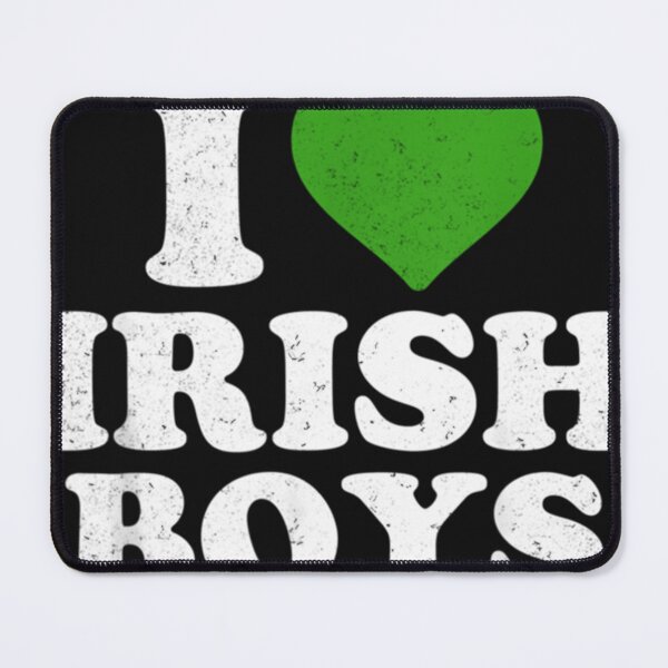 Item preview,  I Love Irish Boys Funny St Patricks Day Heart Shamrock designed and sold by dancingbox.