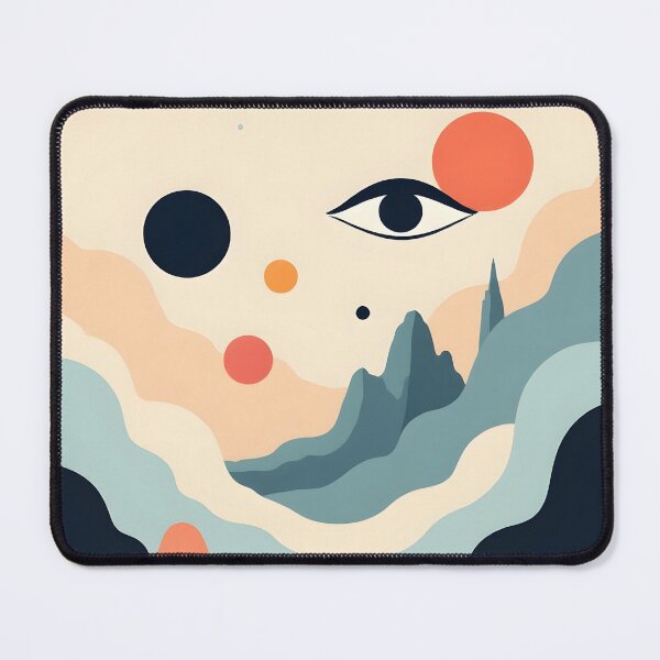 Item preview, Surreal mountain landscape, eye, minimalist, abstract designed and sold by Conpo.