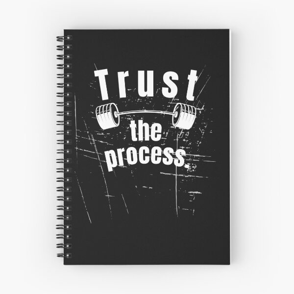 Item preview, Trust the process. Gym Fitness Motivation Quote designed and sold by TeeArtWorld.