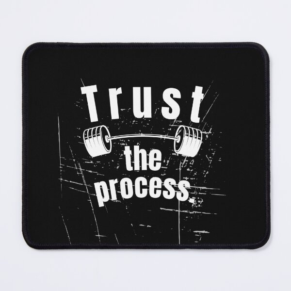 Item preview, Trust the process. Gym Fitness Motivation Quote designed and sold by TeeArtWorld.