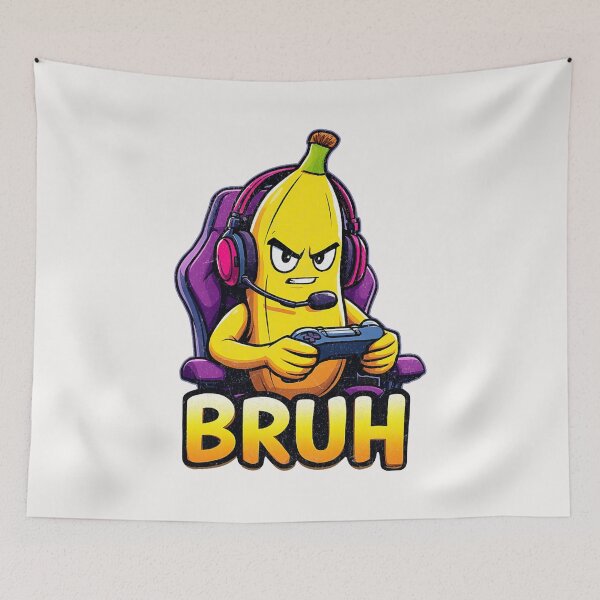 Item preview, Funny Banana Gamer Bruh Meme Controller Gaming Humor Boys  designed and sold by ArleneRowe.