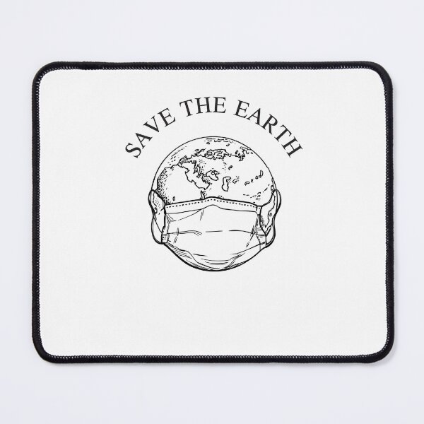 Item preview, Save the Earth World Mask Awareness Graphic designed and sold by The secret storage room.