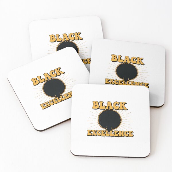 Item preview, Black Excellence Typography Design for T-Shirts, PNG & Banners designed and sold by Shirtazy.