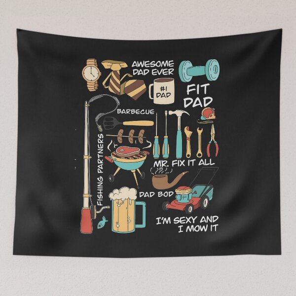 Item preview, Can't Talk Right Now Doing Hot Dad Stuff designed and sold by H3ll-Ash-Studio.