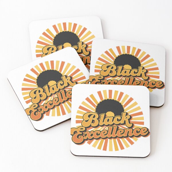 Item preview, Black Excellence Typography Design for T-Shirts, PNG & Banners designed and sold by Shirtazy.