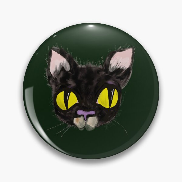 Item preview, black cat designed and sold by Ariesbunny111.