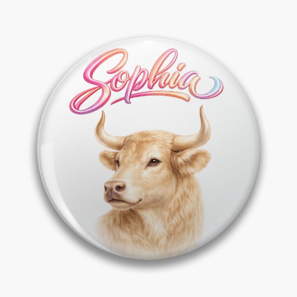 Item preview, Sophia Ox Zodiac — Strength and Wisdom of the Chinese Ox designed and sold by AlexLineArt.