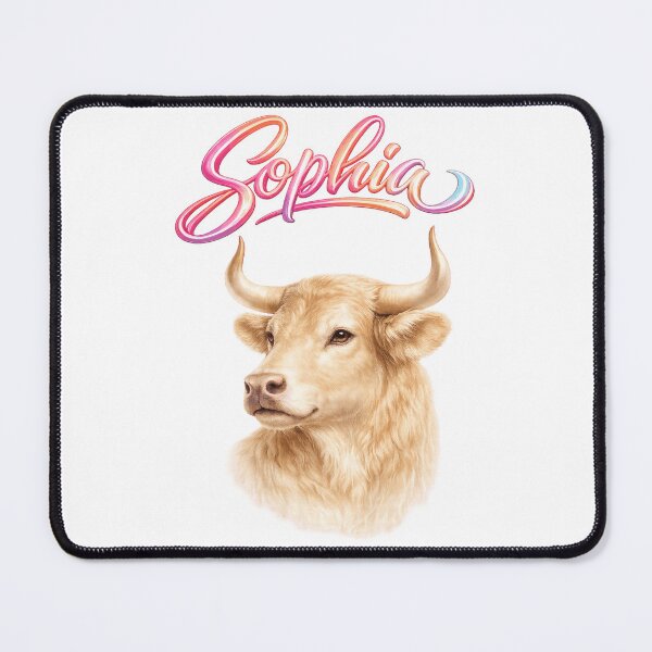Item preview, Sophia Ox Zodiac — Strength and Wisdom of the Chinese Ox designed and sold by AlexLineArt.