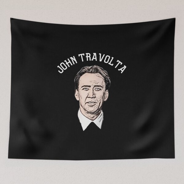 Item preview, Sports Ed Nicolas Cage As John Travolta (White) designed and sold by RAV LY.