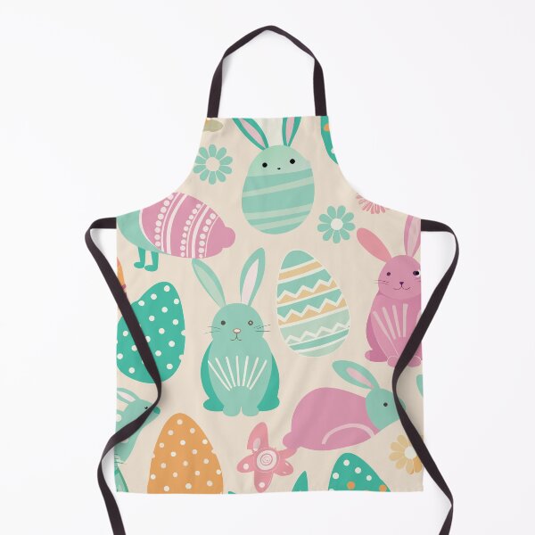 Item preview, Colorful Pastel Easter Bunnies and Patterned Eggs designed and sold by Jirada.