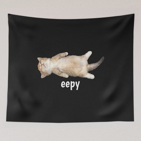 Item preview, Eepy Cat Meme Funny Sleepy Cat Viral Gen Z Sarcastic Humor designed and sold by ArleneRowe.