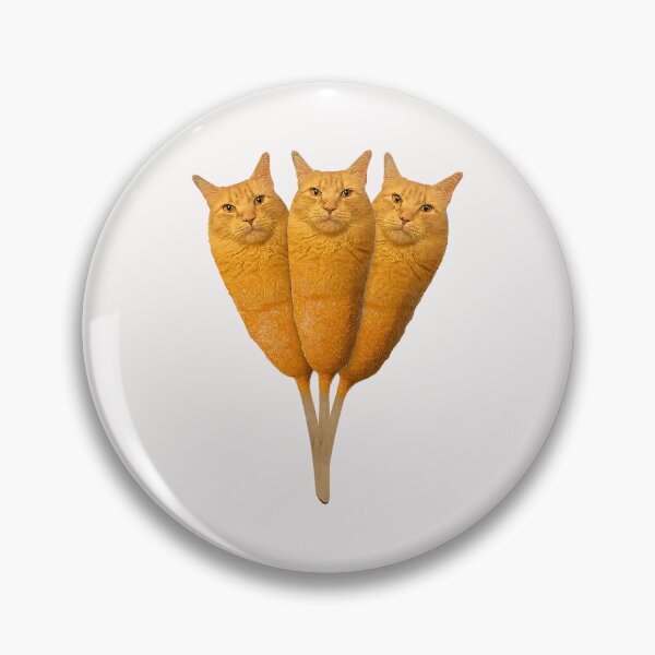 Item preview, Corndog Cat Meme Silly Stupid Brainrot Funny Cat Lover designed and sold by ArleneRowe.