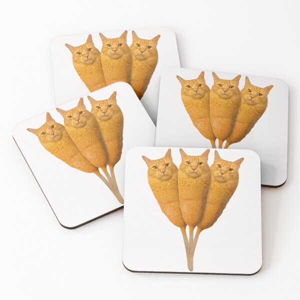 Item preview, Corndog Cat Meme Silly Stupid Brainrot Funny Cat Lover designed and sold by ArleneRowe.