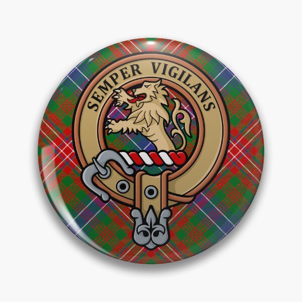 Item preview, Clan Wilson Crest over Modern Tartan designed and sold by sifis.