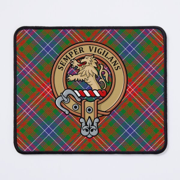 Item preview, Clan Wilson Crest over Modern Tartan designed and sold by sifis.