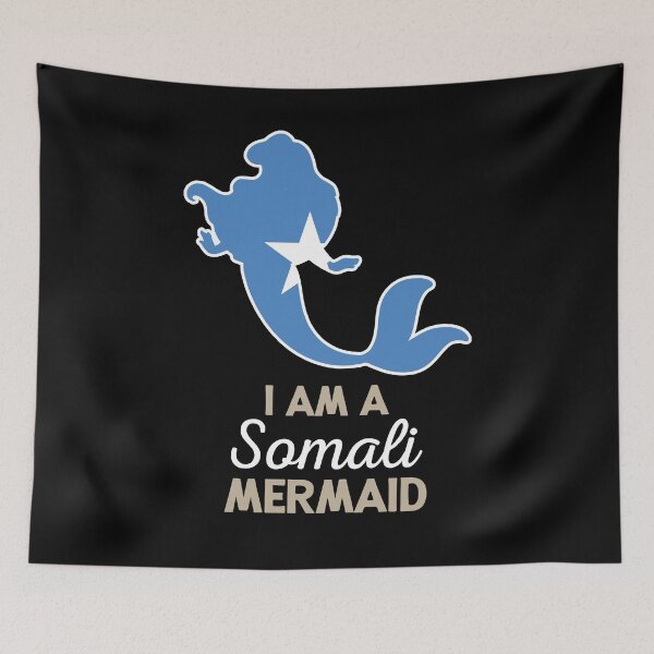 Item preview, Somalia Flag Somali Mermaid designed and sold by countryflags.