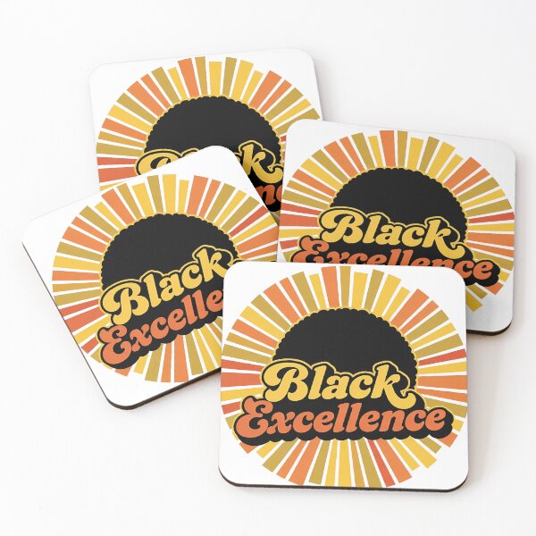 Item preview, Black Excellence Typography Design for T-Shirts, PNG & Banners designed and sold by Shirtazy.