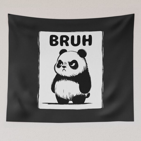Item preview, Cool Bruh Panda Men Women Kids Teens Funny Panda  designed and sold by ArleneRowe.