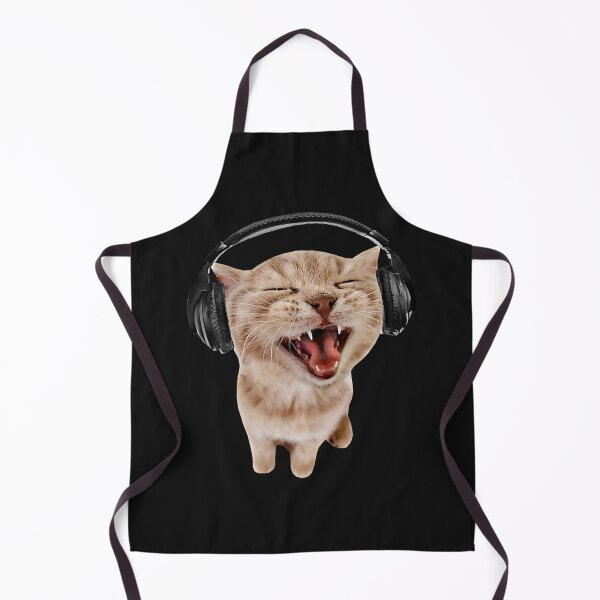 Item preview, Cat With Headphones Meme Men Women Girls Kids designed and sold by ArleneRowe.