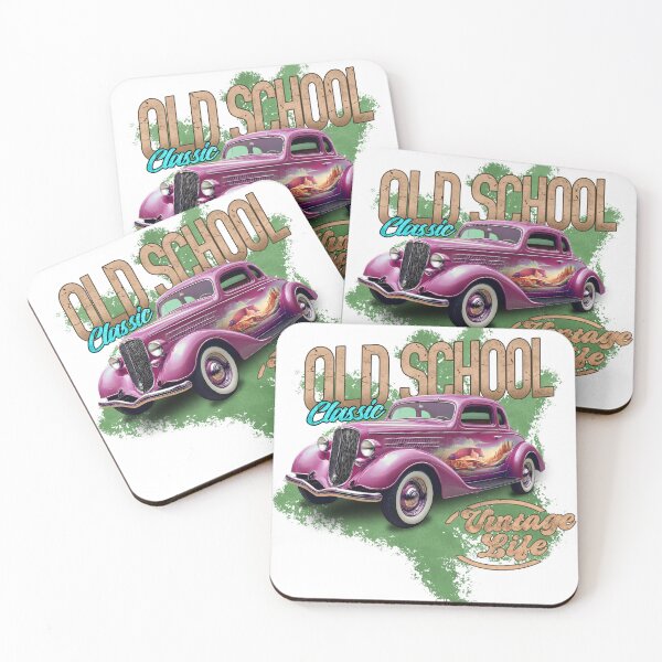 Item preview, Old School Classic Vintage Car Retro Style designed and sold by Conpo.