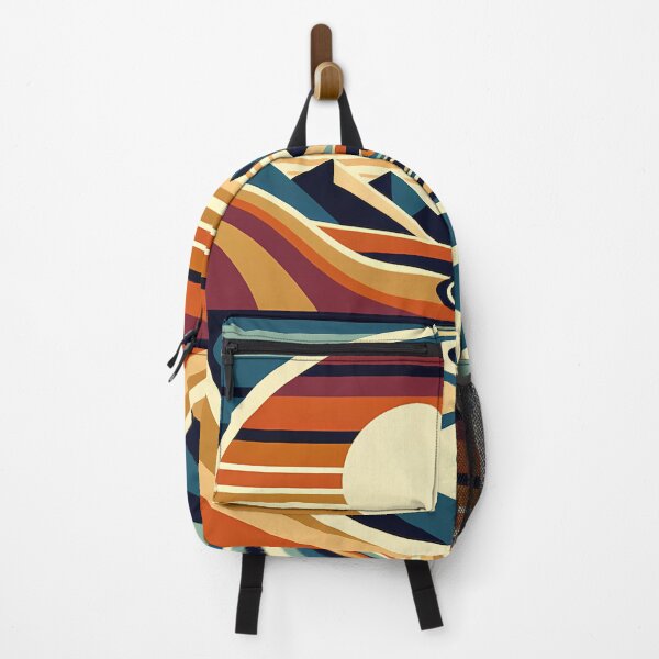 Item preview, Abstract Sunset Mountains and Winding River designed and sold by InkSmithery.
