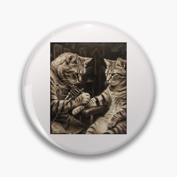 Item preview, Cat Tattooing Cat Funny Meme Inked Kitty Humor Tattoo Artist  designed and sold by ArleneRowe.