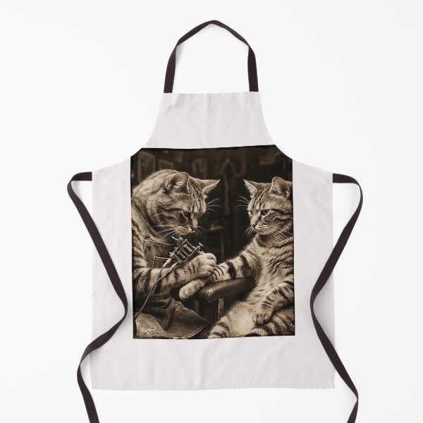 Item preview, Cat Tattooing Cat Funny Meme Inked Kitty Humor Tattoo Artist designed and sold by ArleneRowe.