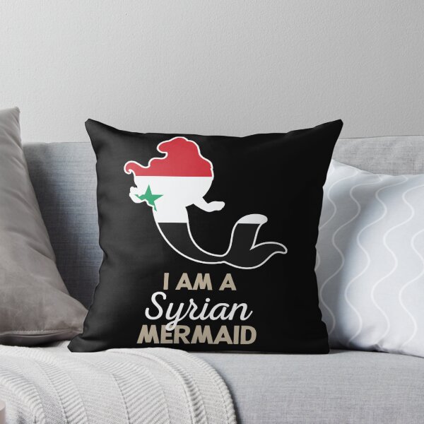 Item preview, Syria Flag Syrian Mermaid designed and sold by countryflags.