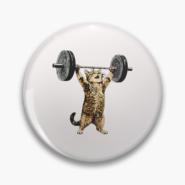 Item preview, Cat Gym Funny Deadlift Cat Meme  designed and sold by ArleneRowe.