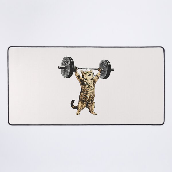 Item preview, Cat Gym Funny Deadlift Cat Meme designed and sold by ArleneRowe.