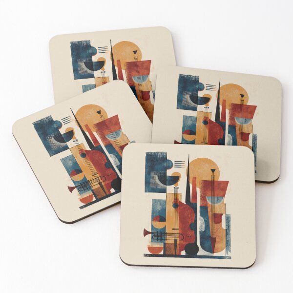 Item preview, Geometric Jazz instruments Ensemble designed and sold by lautir.