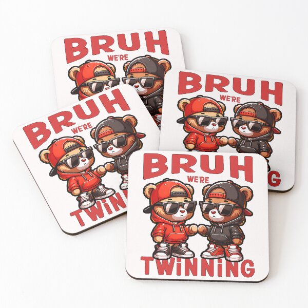 Item preview,  Bruh We are Twinning Kids Boys Funny Twin Day Gamers  designed and sold by ArleneRowe.