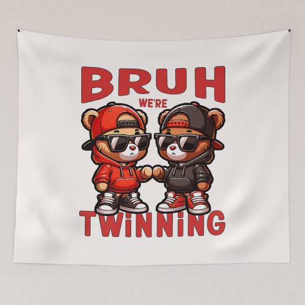Item preview,  Bruh We are Twinning Kids Boys Funny Twin Day Gamers  designed and sold by ArleneRowe.