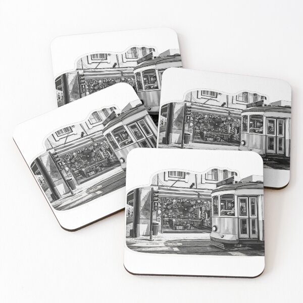 Item preview, Quiet Lisbon Tram Stop designed and sold by GeEeN.