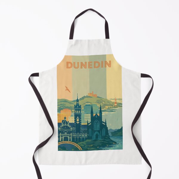 Item preview, Dunedin Skyline with Town Hall, Railway Station and Signal Hill Views designed and sold by Places On Earth.