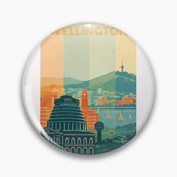 Item preview, Wellington City Skyline with the Beehive, Cable Car and Mount Victoria in the Background designed and sold by Places On Earth.