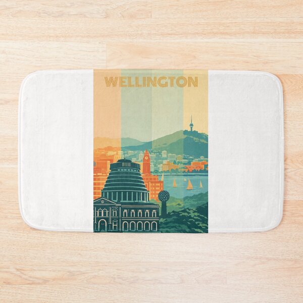 Item preview, Wellington City Skyline with the Beehive, Cable Car and Mount Victoria in the Background designed and sold by Places On Earth.