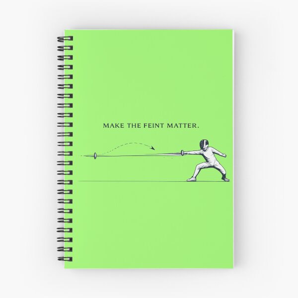 Item preview, Make the Feint Matter – Fencing Feint Arrow Minimal designed and sold by ChillCharmStudio.
