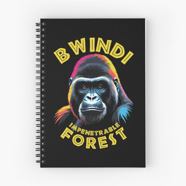 Item preview, Colorful Gorilla Portrait - Bwindi Impenetrable Forest designed and sold by TMBTM.