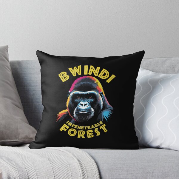 Item preview, Colorful Gorilla Portrait - Bwindi Impenetrable Forest designed and sold by TMBTM.